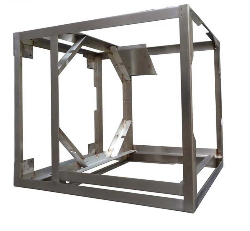  Metall Vierkantrohr Laserschneiden Schweißen Stahlkonstruktion Rahmen